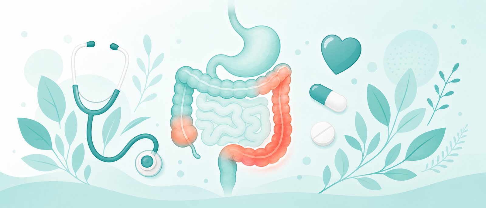 Inflammatory Bowel Disease (IBD) illustration