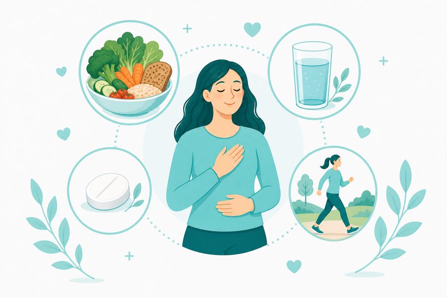 Illustration showing Diverticular Disease treatment approaches