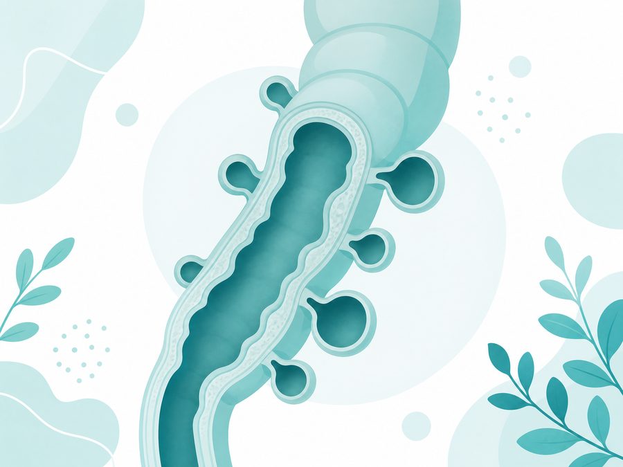 Diverticular Disease & Diverticulitis illustration