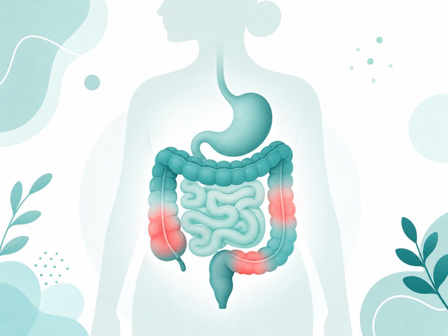 Inflammatory Bowel Disease (IBD) illustration